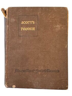 Ivanhoe Sir Walter Scott 1900 Macmillan Pocket Classics Antique Hardcover